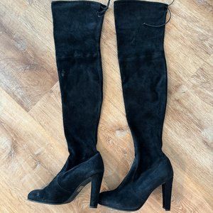 Stuart Weitzman Highland Suede Over-the-Knee Boots